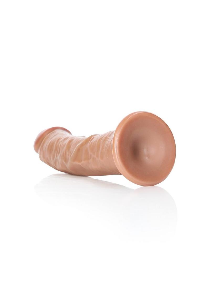 Realrock Curved Dildo 8" Tan