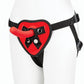 Lux F Red Heart Harness/dildo Set 5"