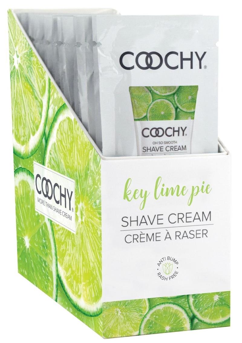 Coochy Shave Cream Key Lime Foil 24/disp