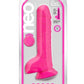 Neo Dual Density Dildo 9' Neon Pink