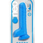 Neo Dual Density Dildo 9' Neon Blue