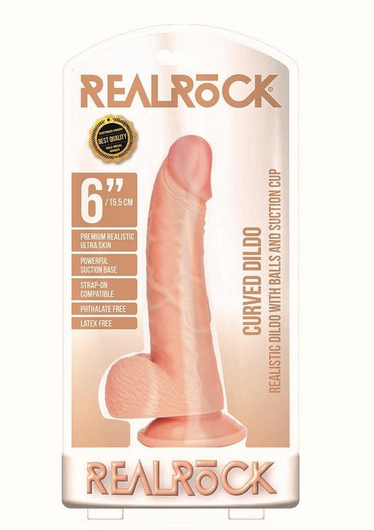 RealRock with Balls - 6in - Vanilla
