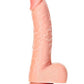 RealRock Dildo W/Balls - 7 in - Vanilla