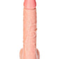 RealRock Dildo w/balls - 8in - Vanilla