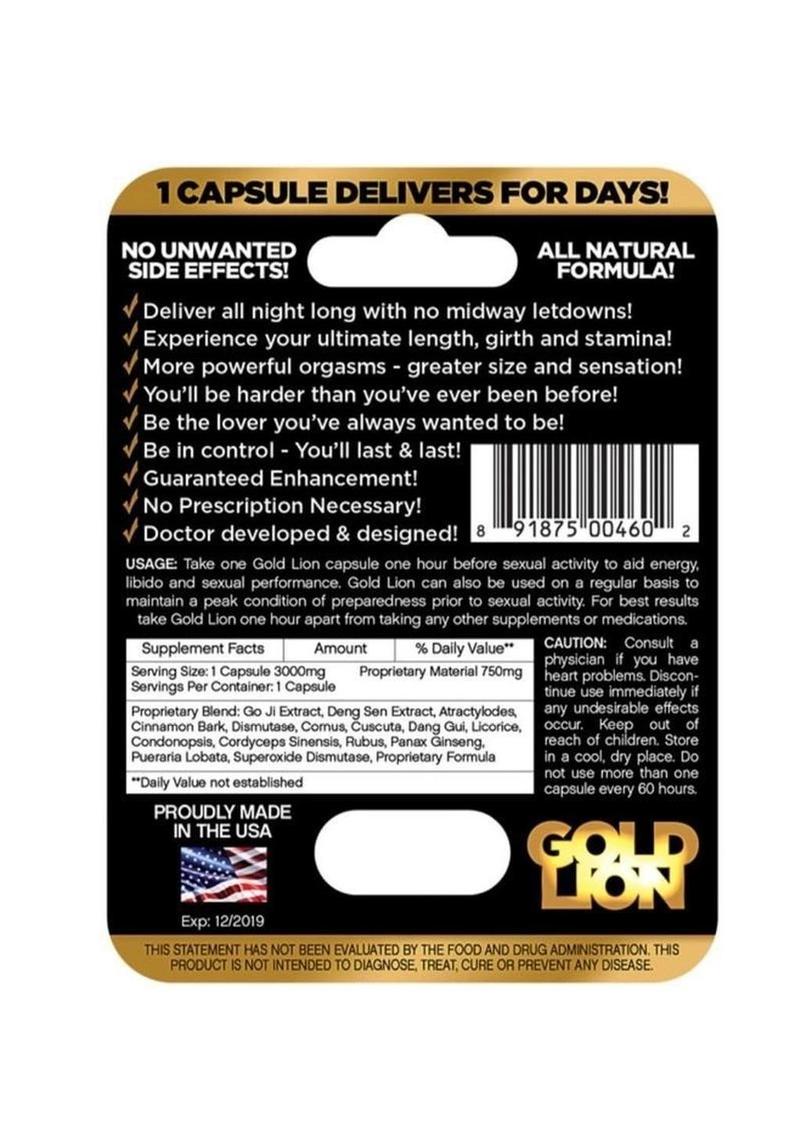 Gold Lion Single 24/disp (Spec)