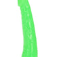 Realrock Slim Dildo 6" Gitd Green