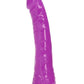 Realrock Slim Dildo 6" Gitd Purple
