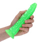 Realrock Slim Dildo 7" Gitd Green