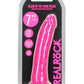 Realrock Slim Dildo 7" Gitd Pink