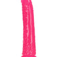 Realrock Slim Dildo 7" Gitd Pink