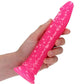Realrock Slim Dildo 7" Gitd Pink