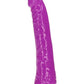Realrock Slim Dildo 7" Gitd Purple