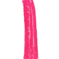 Realrock Slim Dildo 8" Gitd Pink
