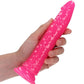 Realrock Slim Dildo 8" Gitd Pink