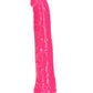Realrock Slim Dildo 9" Gitd Pink
