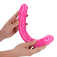Pink glow in the dark dildo 15”