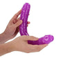 Realrock Dbl Dong Gitd 15" Purple