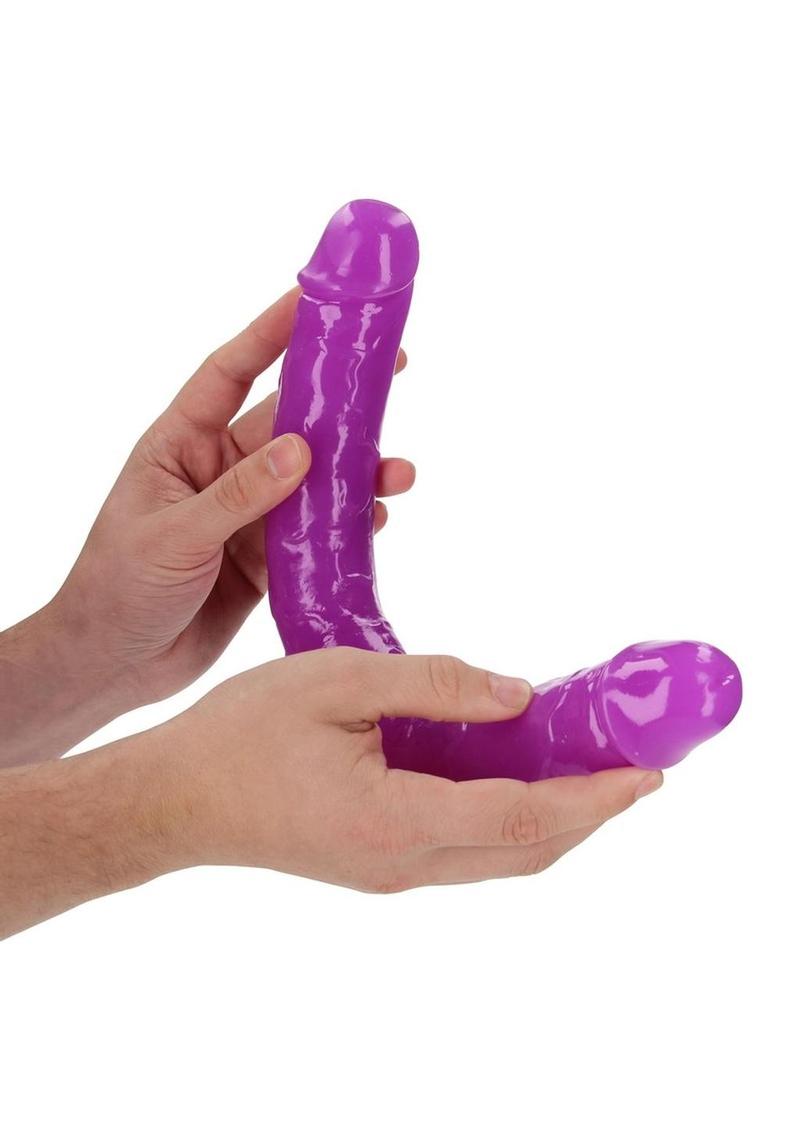 Realrock Dbl Dong Gitd 15" Purple