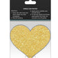 Pretty Pasties Glitter Hearts Blk/gld