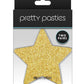 Pretty Pasties Glitter Stars Blk/gld