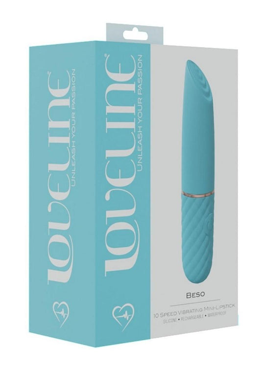 Beso Vibrating Mini Lipstick Blue