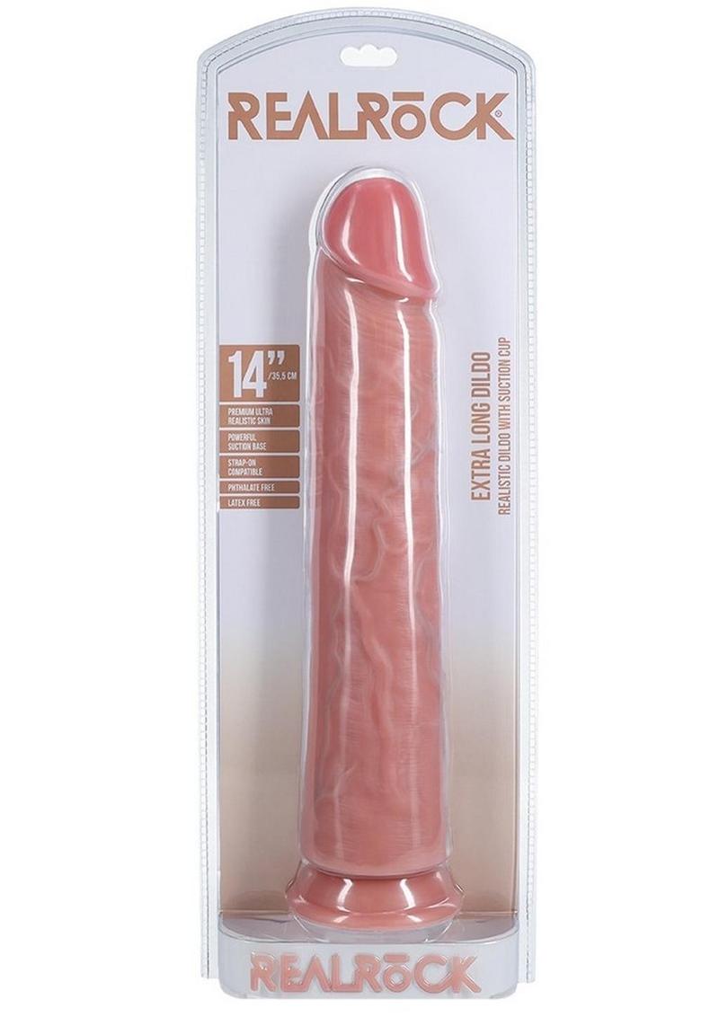 Realrock Xl Straight 14" Flesh