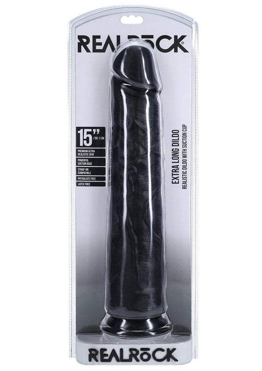 Realrock Xl Straight 15" Black