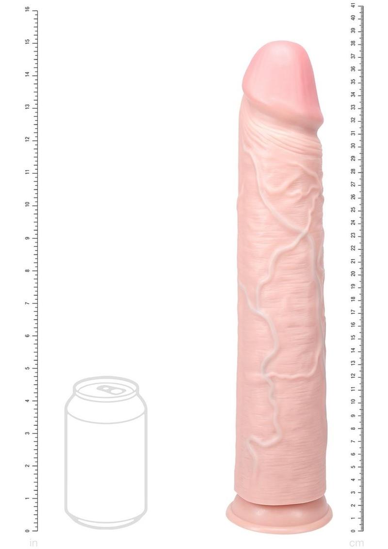 Realrock Xl Straight 15" Flesh