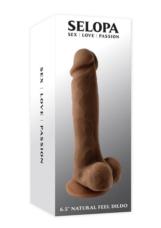 Selopa Natural Feel Dildo 6.5" Dark