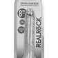 Realrock Straight Without Balls 8" Clr