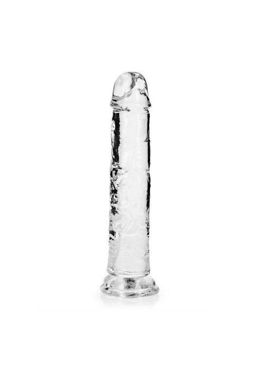 Realrock Straight Without Balls 8" Clr