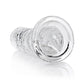 Realrock Straight Without Balls 8" Clr