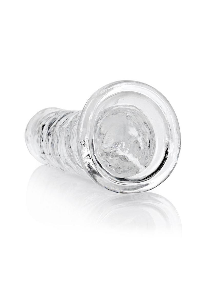 Realrock Straight Without Balls 8" Clr