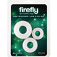Firefly Bubble Rings 3pc Set White