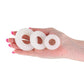 Firefly Bubble Rings 3pc Set White