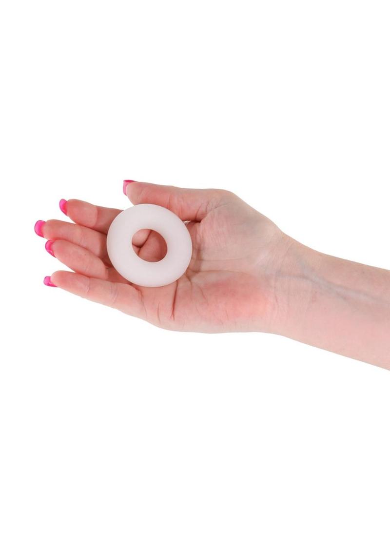 Firefly Bubble Ring Medium White