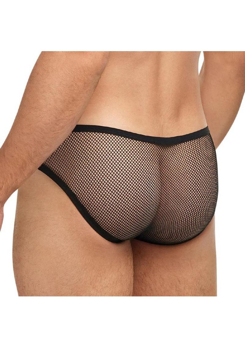 Banana Cabana Fishnet Brief SM