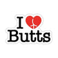 WR I Heart Butts Pin