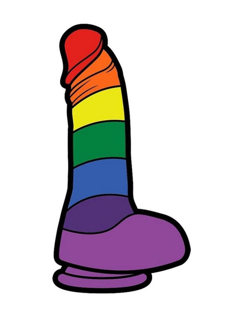 WR Sex Toy Pin Pride Dildo