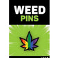 WR Weed Pins Pride Leaf