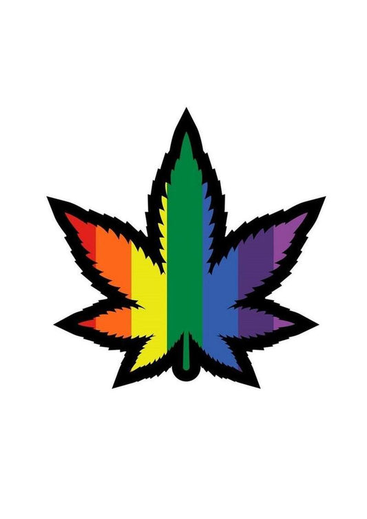 WR Weed Pins Pride Leaf