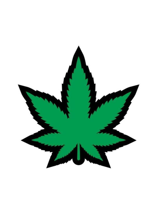 WR Weed Pins Green Leaf