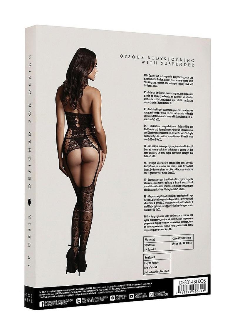 Lace Suspender Bodystocking