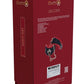 Ouch Milan Coll Leg Cuffs Blk/red