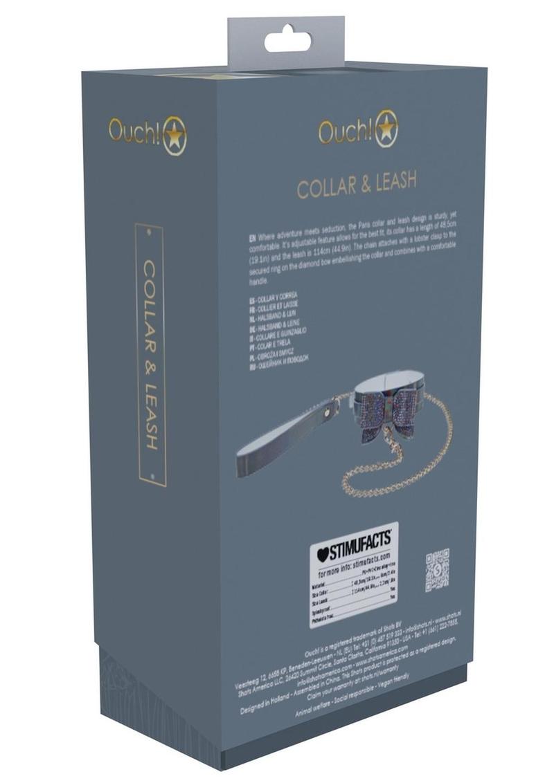 Ouch! Leash & Collar Black