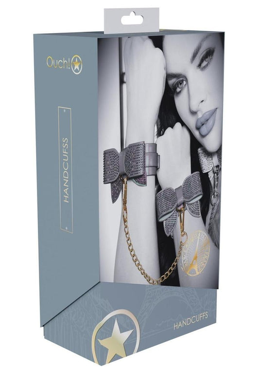 Paris black leg cuffs