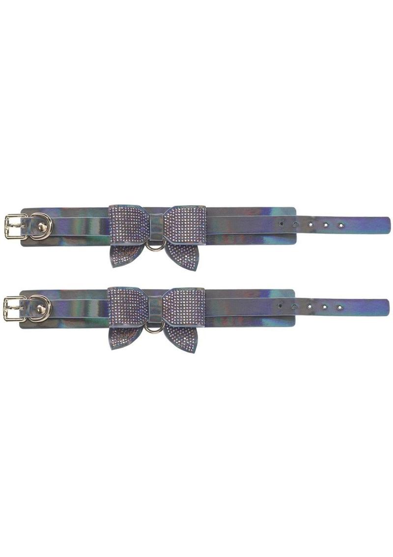Paris black leg cuffs