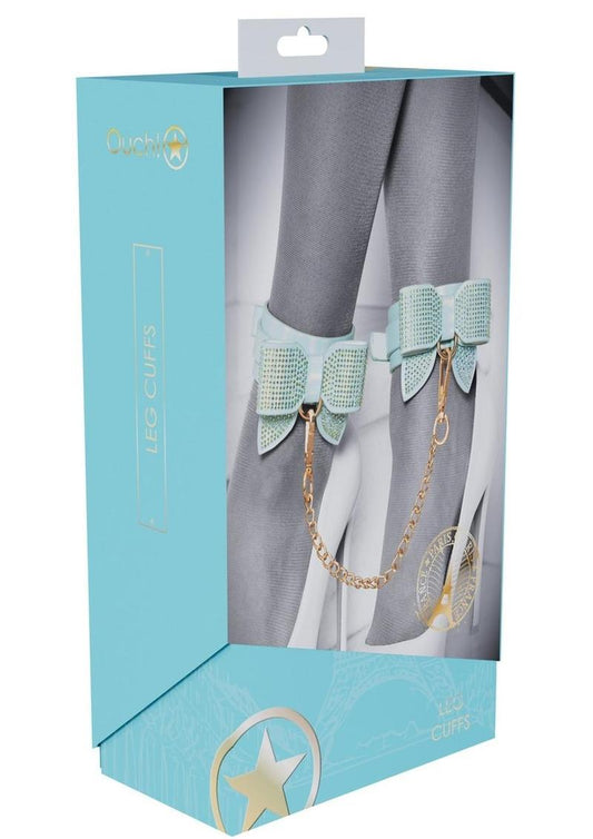 Paris blue leg cuffs