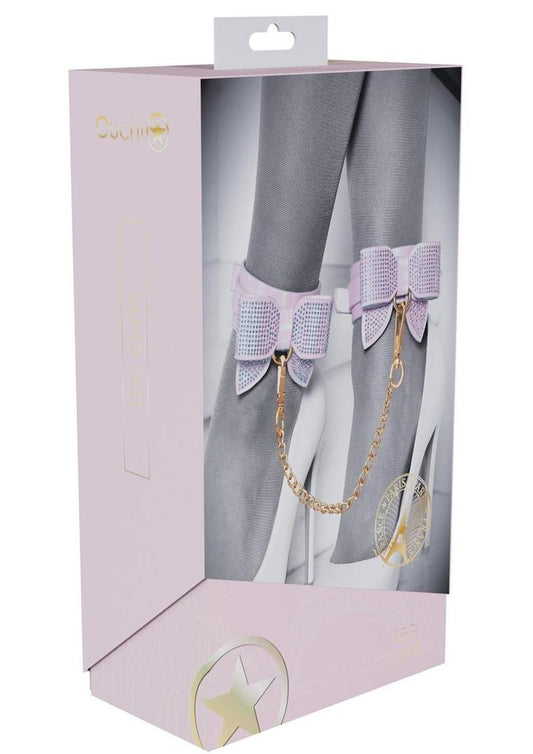 Paris pink leg cuffs