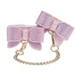Paris pink leg cuffs